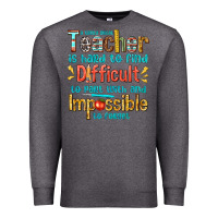 Charcoal Heather a truly great teacher Premium Sweatshirt - texasbilliewilder