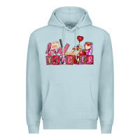 Blue Mist valentines day teacher Premium Hoodie - AdoDesignShop