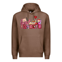 Chestnut valentines day teacher Premium Hoodie - AdoDesignShop