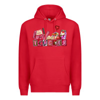 Red valentines day teacher Premium Hoodie - AdoDesignShop