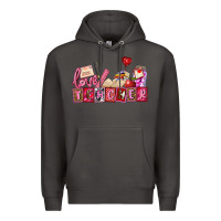 Smoke valentines day teacher Premium Hoodie - AdoDesignShop