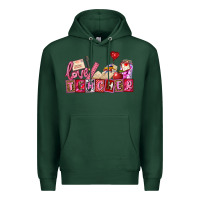 Sports Green valentines day teacher Premium Hoodie - AdoDesignShop