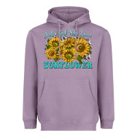 Lavender just a girl who loves sunflower Heavyweight Hoodie - texasbilliewilder