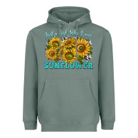 Sage just a girl who loves sunflower Heavyweight Hoodie - texasbilliewilder
