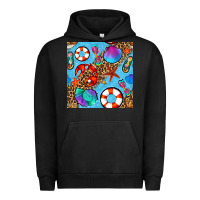 Pigment Black summer with leopard seamless pattern Urban Hoodie - BundleAndBundleShop