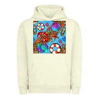 Pigment Pistachio summer with leopard seamless pattern Urban Hoodie - BundleAndBundleShop