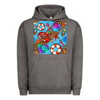 Pigment Tornado summer with leopard seamless pattern Urban Hoodie - BundleAndBundleShop