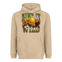 Mushroom keep it wild western Heavyweight Hoodie - texasbilliewilder