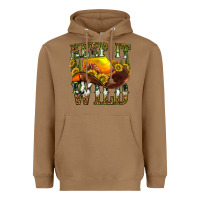 Toasted Coconut keep it wild western Heavyweight Hoodie - texasbilliewilder