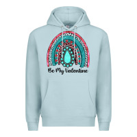 Blue Mist be my valentine gemstone rainbow Premium Hoodie - JahusDesignShop