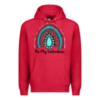 Cardinal be my valentine gemstone rainbow Premium Hoodie - JahusDesignShop
