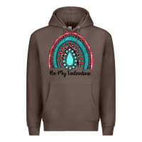 Coffee be my valentine gemstone rainbow Premium Hoodie - JahusDesignShop