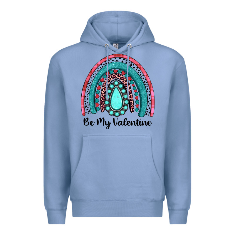 Be My Valentine Gemstone Rainbow Premium Hoodie by JahusDesignShop | Teevron