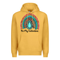 Mustard be my valentine gemstone rainbow Premium Hoodie - JahusDesignShop