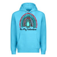 Ocean Blue be my valentine gemstone rainbow Premium Hoodie - JahusDesignShop
