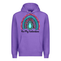 Purple be my valentine gemstone rainbow Premium Hoodie - JahusDesignShop