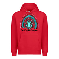 Red be my valentine gemstone rainbow Premium Hoodie - JahusDesignShop