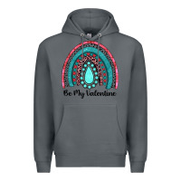 Rock be my valentine gemstone rainbow Premium Hoodie - JahusDesignShop