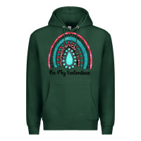 Sports Green be my valentine gemstone rainbow Premium Hoodie - JahusDesignShop