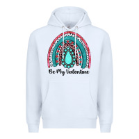 White be my valentine gemstone rainbow Premium Hoodie - JahusDesignShop