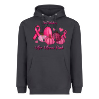 Smoke In October We Wear Pink Pumpkins Heavyweight Hoodie - RanaPortraitStore