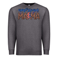 Charcoal Heather American mama Premium Sweatshirt - Zillion Design Studio