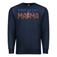 Navy American mama Premium Sweatshirt - Zillion Design Studio