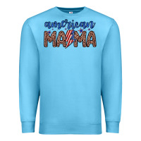 Ocean Blue American mama Premium Sweatshirt - Zillion Design Studio