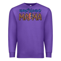 Purple American mama Premium Sweatshirt - Zillion Design Studio