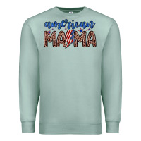 Seafoam American mama Premium Sweatshirt - Zillion Design Studio