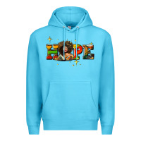 Ocean Blue hope juneteenth Premium Hoodie - AdoDesignShop