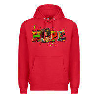 Red hope juneteenth Premium Hoodie - AdoDesignShop