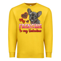 Lemon my frenchie is my valentine Premium Sweatshirt - RanaPortraitStore