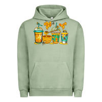 Pigment Oil Green bumble bee honey coffee Urban Hoodie - Jasminsmagicworld