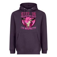 Plum keep on talking yourself im not pretty western Heavyweight Hoodie - texasbilliewilder