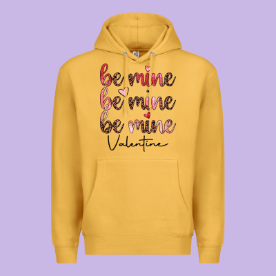 Be Mine Valentine Premium Hoodie Designed By Jahusdesignshop