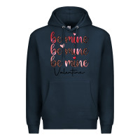 Navy be mine valentine Premium Hoodie - JahusDesignShop