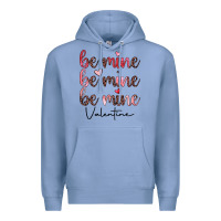 Colony Blue be mine valentine Premium Hoodie - JahusDesignShop