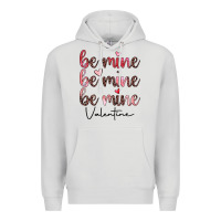 Dove Grey be mine valentine Premium Hoodie - JahusDesignShop