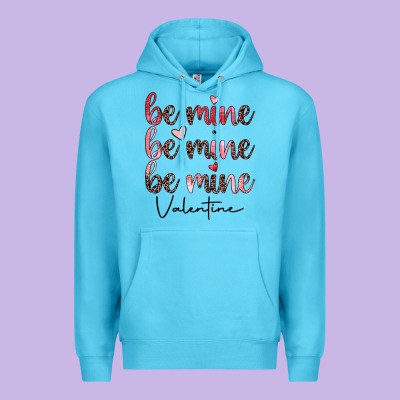 Be Mine Valentine Premium Hoodie Designed By Jahusdesignshop
