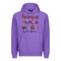 Purple be mine valentine Premium Hoodie - JahusDesignShop