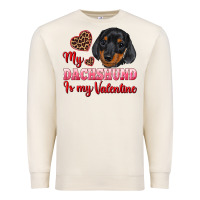 Sandshell my dachshund is my valentine Premium Sweatshirt - RanaPortraitStore