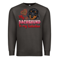 Smoke my dachshund is my valentine Premium Sweatshirt - RanaPortraitStore