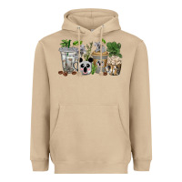 Mushroom koala coffee cups Heavyweight Hoodie - texasbilliewilder
