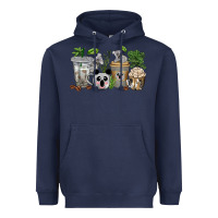 Navy koala coffee cups Heavyweight Hoodie - texasbilliewilder