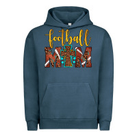 Pigment Midnight Navy football mom Urban Hoodie - JahusDesignShop