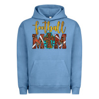 Pigment Pebble Blue football mom Urban Hoodie - JahusDesignShop