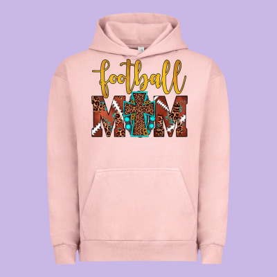 Football Mom Urban Hoodie Designed By Jahusdesignshop