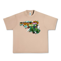Burro Maryland Map Sunflower Cactus Serape Urban Heavy Tee - RanaPortraitStore
