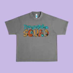 Transportation Squad Urban Heavy Tee Designed By Artiststas